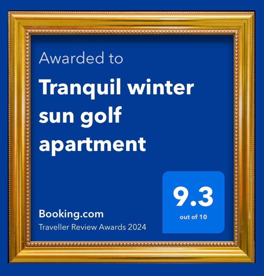 Tranquil Self Catering Golf Course Apartment อาลิกันเต ภายนอก รูปภาพ